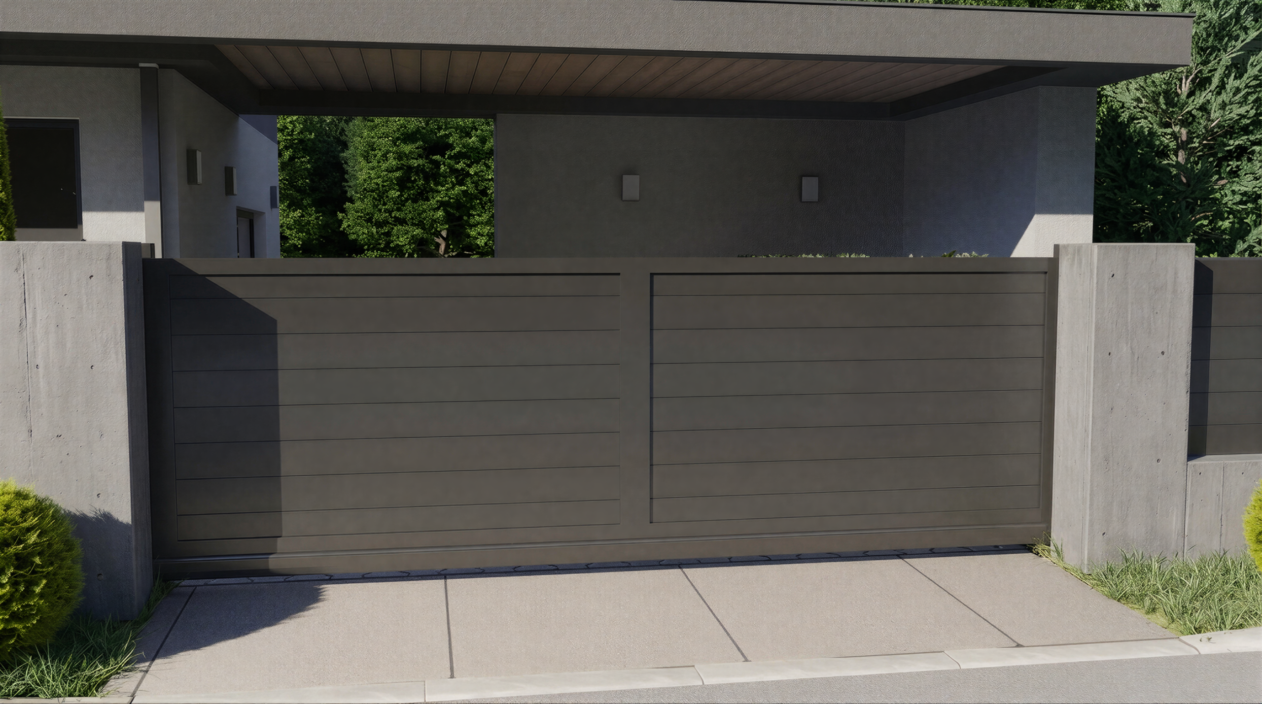 Brama ogrodzeniowa przesuwna ZEN - obrazek 3