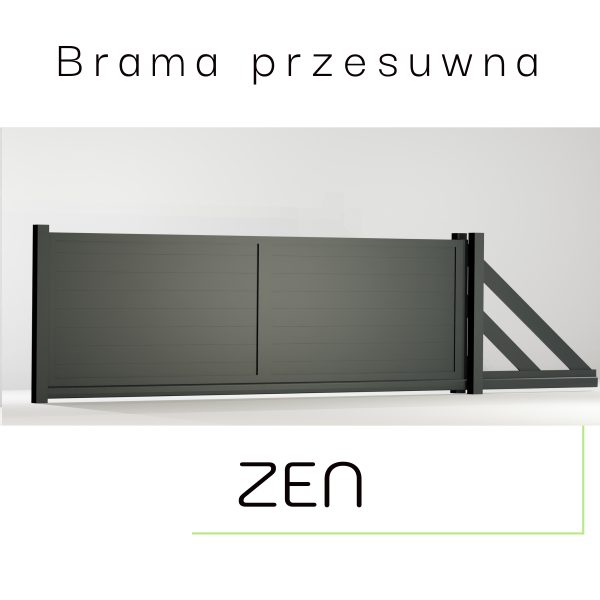 Brama ogrodzeniowa przesuwna ZEN