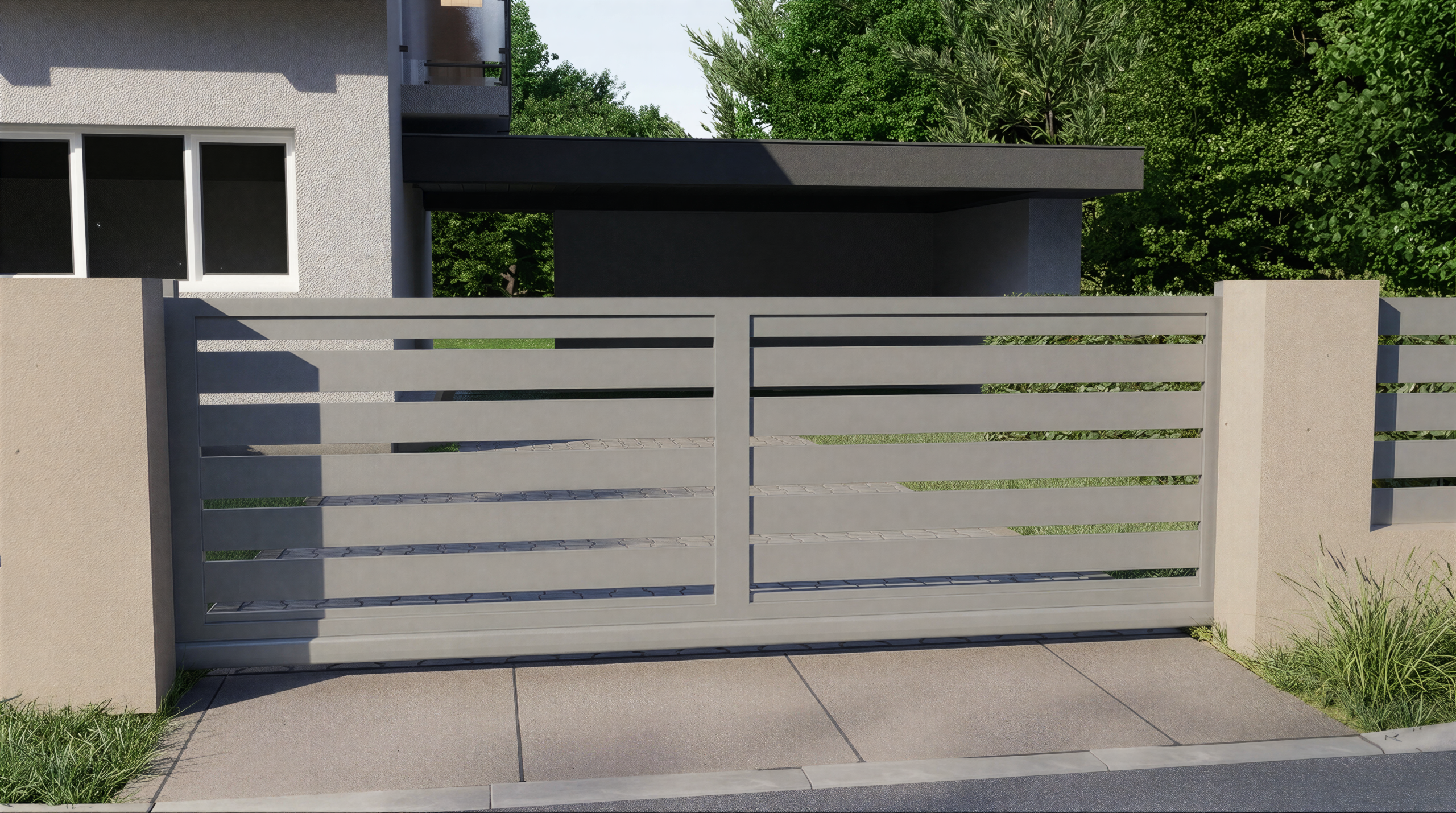 Brama ogrodzeniowa przesuwna ELEGANCE - obrazek 5