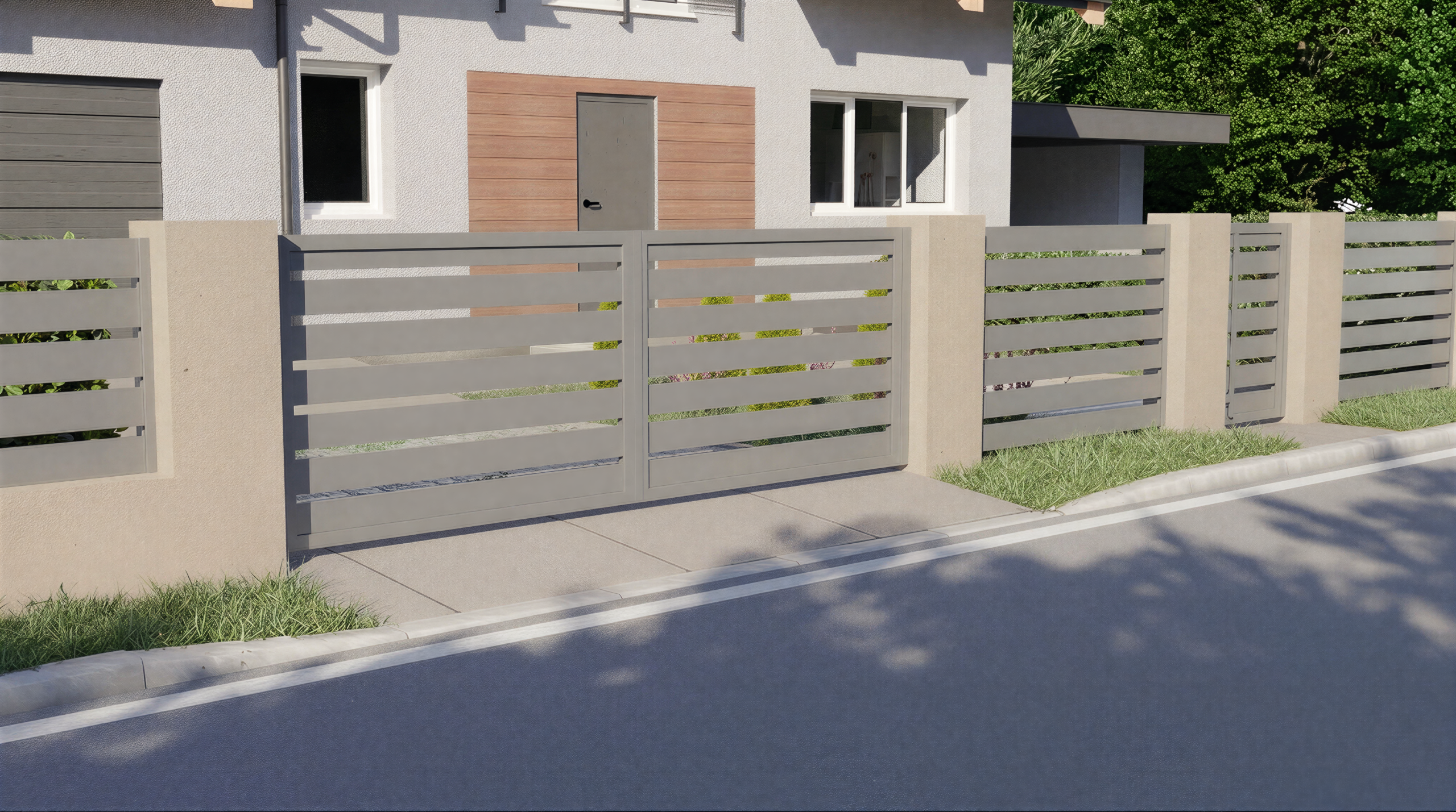 Brama ogrodzeniowa przesuwna ELEGANCE - obrazek 3