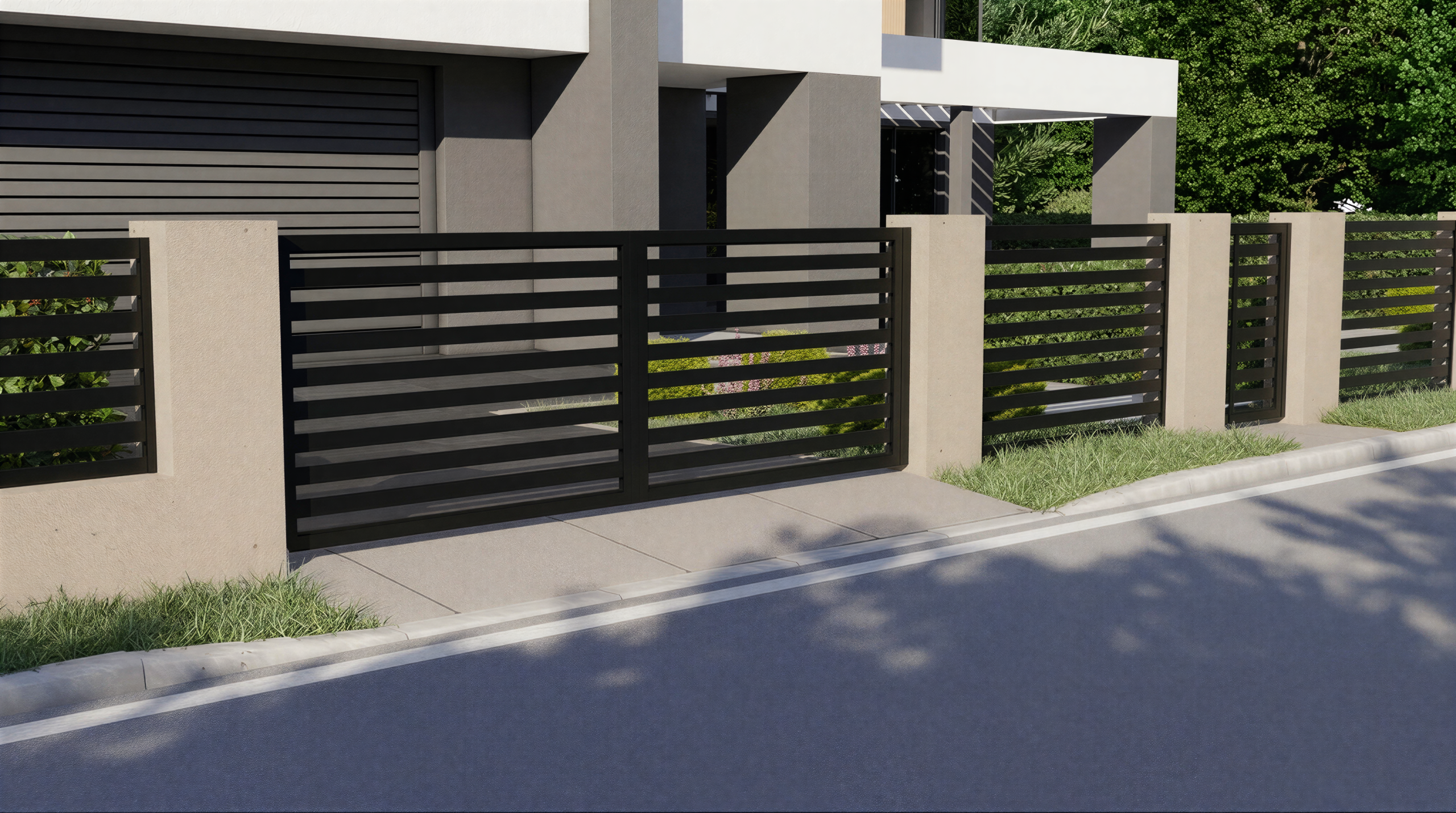 Brama ogrodzeniowa przesuwna NATURE - obrazek 4