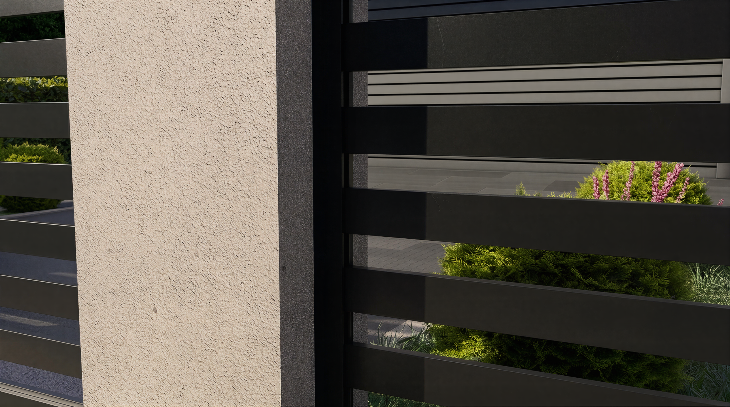 Brama ogrodzeniowa przesuwna NATURE - obrazek 6