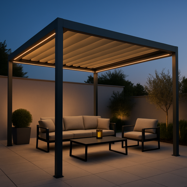 Pergola przyścienna 2